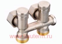 Клапан запорно-присоединительный RLV-К 1/2"х3/4" угловой ник., Danfoss