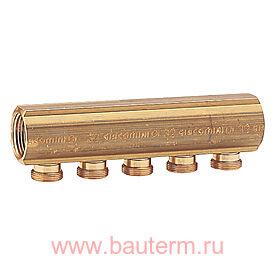 Коллектор 1" x 16 /6 МЕЖОСЕВОЕ РАССТОЯНИЕ 50 ММ GIACOMINI