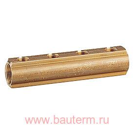 Коллектор с внутренней резьбой 2" x 1" /5 дист. 100 мм GIACOMINI
