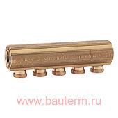 Коллектор с отводами с наружной резьбой 1" x 3/4"E /5 СОЕДИНЕНИЕ ЕВРОКОНУС GIACOMINI