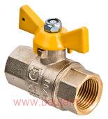 Кран газовый шаровый вн-вн 3/4" (бабочка), VALTEC