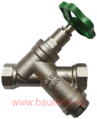 Вентиль прямоточный с косым фильтром 1/2", VALTEC