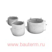 Кольцо колодца Д 1500мм h=0,9м железобето наружные сети