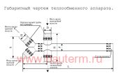 Теплообменник трубчатый отопления 71кВт 60/80С 3,1 м3/ч 1,6м Роза нерж РУСПОТОК