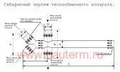 Теплообменник трубчатый отопления 70 кВт 60/80С 3,1 м3/ч 1,5м Роза нерж РУСПОТОК